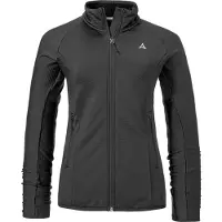 Schöffel Women's Fleece Jacket Cascata Giacca in pile Donna (44, nero/grigio)