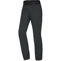 Ocun Mánia Pants Pantaloni da arrampicata Uomo (S - Regular, grigio/nero)