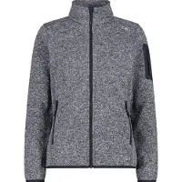 CMP Women's Jacket Jacquard Knitted Giacca in pile Donna (42, grigio)