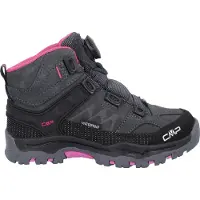 CMP Kid's Kiruna Mid Fitgo Trekking Shoes WP Scarpe da trekking Bambini (39, nero)