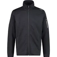 CMP Striped Jacquard Jacket Giacca in pile Uomo (54, grigio)