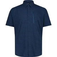 CMP Shirt Stretch Camicia Uomo (48, blu)