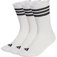 Adidas 3-Stripes Essential Concept Crew 3-Pack Calze casual Uomo (43-45, bianco/grigio)