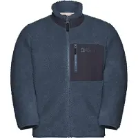 Jack Wolfskin Kid's Ice Curl Jacket Giacca in pile Bambini (128, blu)