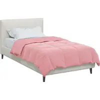 vidaXL Copertura per letto per tutte le stagioni, 135 x 220 cm, rosa