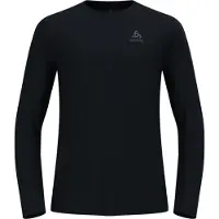 Odlo Zeroweight Chill-Tec T-Shirt Crew Neck L/S Maglia da corsa Uomo (XXL, nero)