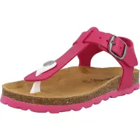 TROLLKIDS Girl's Alesund Sandal Sandali Bambini (32, fuchsia/marrone)