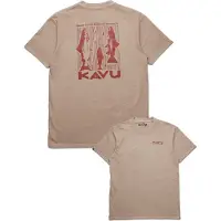KAVU Salmon T-shirt Uomo (S, beige)
