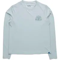 KAVU Women's Sunlite Crew Maglia funzionale Donna (L, grigio)