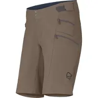 Norrøna - short softshell idrorepellente ed stretch - Fjora Flex1 Tech Shorts M Bungee Cord per Uomo in Nylon - Taglia M - Beige