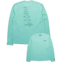 KAVU Sunday Crew Maglia funzionale Uomo (M, turchese)
