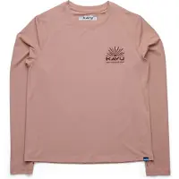 KAVU Women's Sunlite Crew Maglia funzionale Donna (M, marrone)