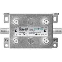 Axing BAB 4-01P, derivatore a 4 vie per cavo, televisione via cavo (CATV), multimedia, DVB-T2, classe A+