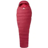Mountain Equipment Women's Olympus 450 Sacco a pelo in piuma Donna (Long - Body Size: 185 cm, rhubarb)