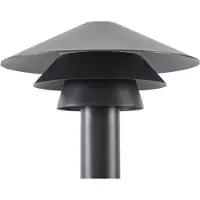 LUCANDE Lampione a LED Montaro, 110 cm, antracite, IP54