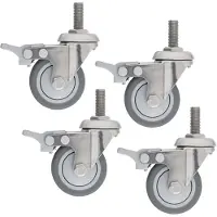 Doppler Set di 4 ruote per supporti in granito della serie LIFE