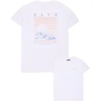 KAVU Landscape Tee T-shirt (M, bianco)