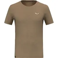 Salewa Eagle Minilogo Alpine Merino T-Shirt Maglia merino Uomo (54, quicksand)