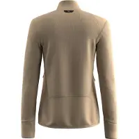 Salewa Women's Puez Waffle Hybrid PL Jacket Giacca in pile Donna (40, beige/marrone)