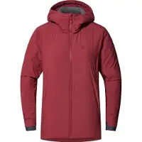 Haglöfs Women's Mimic Alert Hood Giacca sintetica Donna (L, rosso)