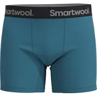 Smartwool Boxer Brief Boxed Intimo lana merinos Uomo (S, blu)