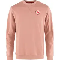 Fjällräven Felpa Leggera Girocollo Uomo 1960 Logo Badge Sweater Dusty Rose