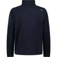 CMP Jacket Jacquard Knitted 3H60747N Giacca in pile Uomo (60, blu/nero)