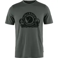 Fjällräven Abisko Wool Classic S/S Maglia merino Uomo (XS, grigio)