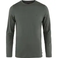 Fjällräven Abisko Wool L/S Maglia a manica lunga Uomo (XL, olivia/grigio)