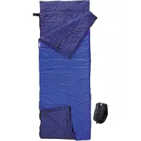 Cocoon Tropic Traveler Nylon Sommer- und Tropenschlafsack Sacco a pelo sintetico (200 cm, blu/ tuareg)
