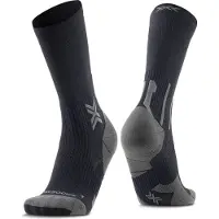 X-socks Run Discover Crew Calze da running (35-38, nero)