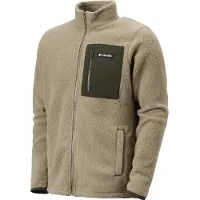 Columbia Jasper Ridge Pebbled Full Zip Fleece Giacca in pile Uomo (L, olivia)