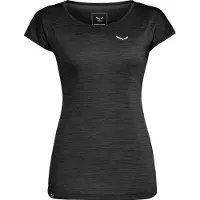 Salewa Women's Puez Melange Dry S/S Tee T-shirt Donna (42, nero)