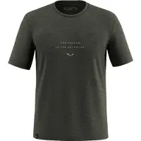 Salewa Eagle EITD Alpine Merino T-Shirt Maglia merino Uomo (52, verde)