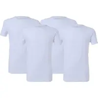 Mcgregor Premium - Stretch T-shirt - 4-pack White Taglia: S | Magliette basic Outlet | Uomo | Bianco