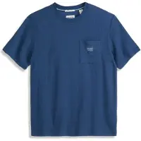 Scotch & Soda Seersucker Tee Dark Denim Taglia: XL | Magliette basic Outlet | Uomo | Blu