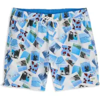 Scotch & Soda Volley Swim Short Bright White Taglia: L | Pantaloncini da bagno Outlet | Uomo | Bianco