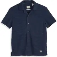 Scotch & Soda Knit Camp Shirt Sky Captain Taglia: M | Camicie Casual Outlet | Uomo