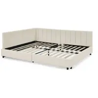 MODFU Letto imbottito 90 x 200 con meccanismo di sollevamento idraulico,Struttura letto per bambini con testata regolabile,Letto per ragazzi con striscia luminosa a LED,Bianco,Senza materasso