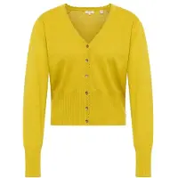 Tranquillo Women's Strickjacke Linaa Cardigan Donna (XS, giallo)