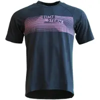 Zimtstern Spunz Shirt S/S Maglietta da ciclismo Uomo (XXL, blu)