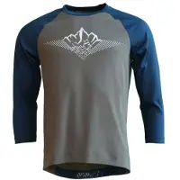 Zimtstern Pureflowz Shirt 3/4 Maglietta da ciclismo Uomo (S, grigio)