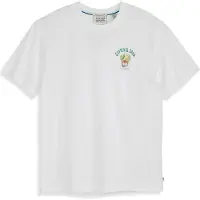 Scotch & Soda Graphic Tee Bright White Taglia: XL | T-shirt stampate Outlet | Uomo | Bianco