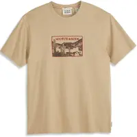 Scotch & Soda Graphic Tee Plaza Taupe Taglia: XXL | T-shirt stampate Outlet | Uomo | Nero