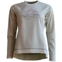 Zimtstern Women's PureFlowz Eco Shirt L/S Maglietta da ciclismo Donna (L, grigio)