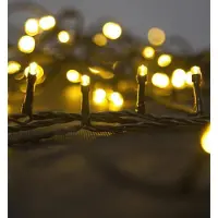 Magic Home Catena luminosa MagicHome Natale Errai, 320 LED bianco caldo, 8 funzioni, 230 V, 50 Hz, IP44, per esterni, cavo di alimentazione 3 m, illuminazione, L-11 m