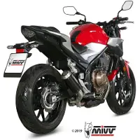 MIVV Silenziatore Slip-on Non Omologato Mk3 Honda Cb 500 F 2019-24 H.075.sm3c