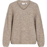 Vila Vimarley Scollo A V Pullover A Maglia