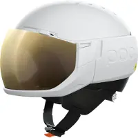 POC - Casco da sci con visiera integrata - Levator MIPS Hydrogen White - Taglia 59-62 cm - Bianco