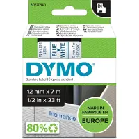 Dymo Nastro 45014 (S0720540) - Blu su bianco (12 mm)
